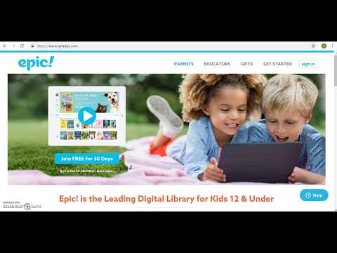 Epic! Reading App Tutorial for Teachers and Educators
