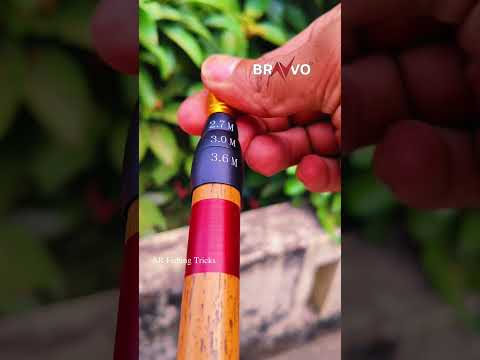 Bravvo pole rod fishing #fishing #fishingrod #polerod #bravvo #fishingtackles #reels #angler #video