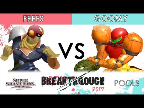 Breakthrough 2019 - feefs (Falcon) VS Goomy (Samus) - SSBM Pools
