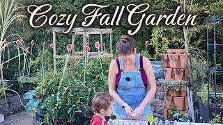 Cozy Fall Garden Reflections | Planting Garlic, Cauliflower & Fall Garden Chores
