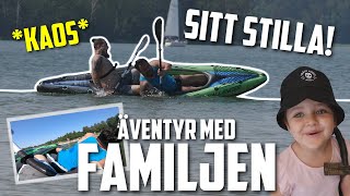 Bad Med Familjen & Testar Uppblåsbar Kajak *KAOS*