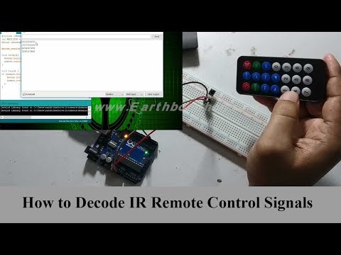 #EB-23 How to Decode IR Remote Control Signals Using  Arduino Uno