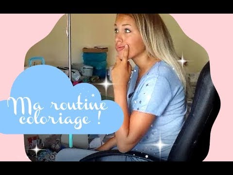 Ma routine coloriage. (Coloriage anti stress)