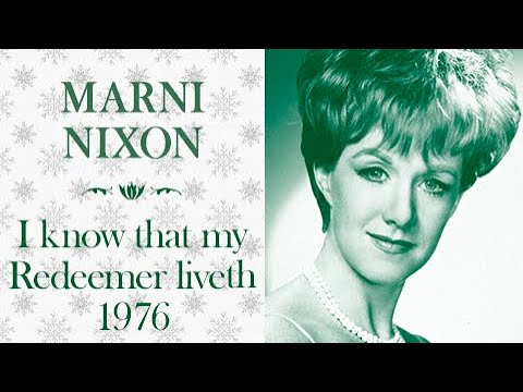 *holiday special*  MARNI NIXON - I Know That My Redeemer Liveth, 1976