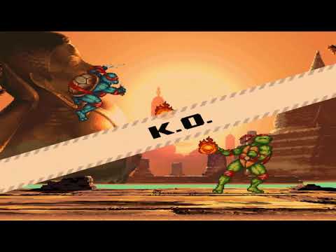 Teenage Mutant Ninja Turtles: Tournament Fighters - Fatality Demonstration