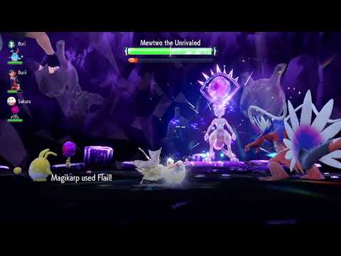 Magikarp OHKO vs Mewtwo the Unrivaled