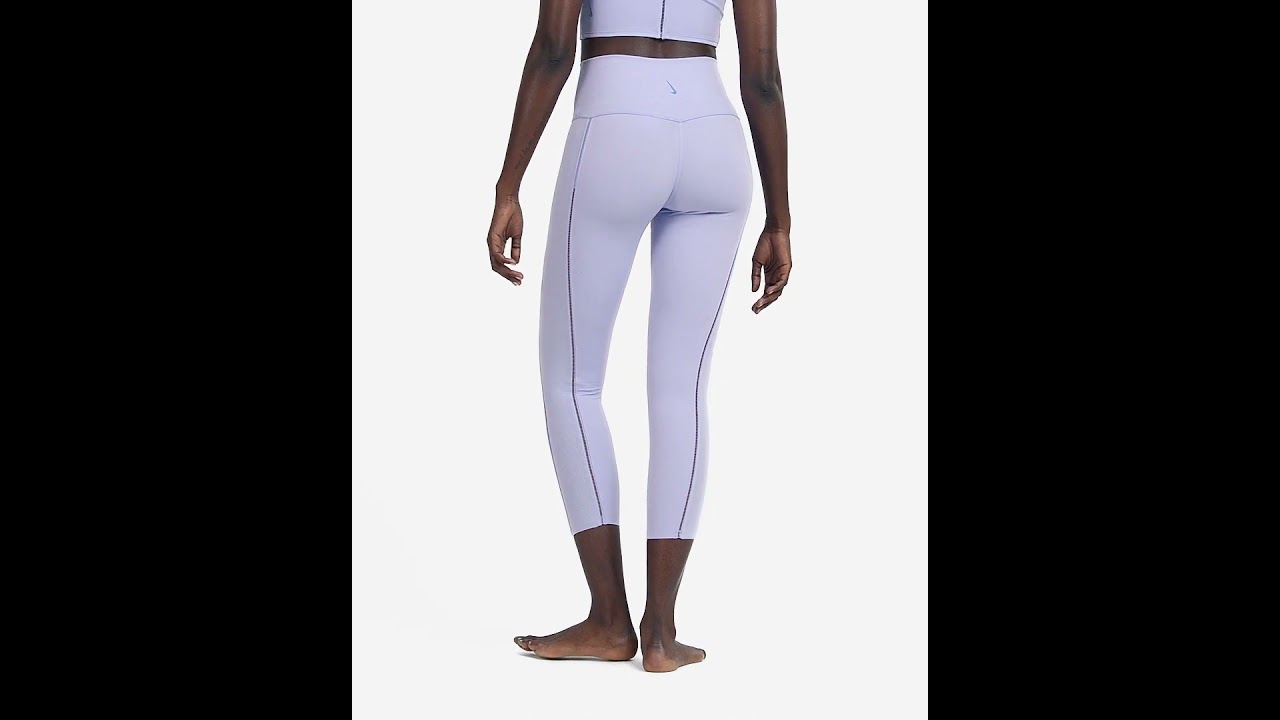 Nike Yoga Luxe Womens Infinalon Ribbed Tights #nike #activewear #apparel