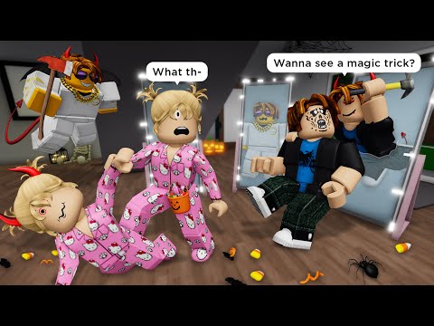 THE HALLOWEEN MIMIC 👻🎃 Roblox Brookhaven 🏡 RP - Funny Moments