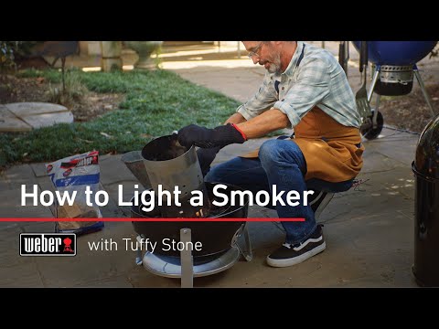 How To Light A Smoker | Weber Smokey Mountain Cooker | Tuffy Stone