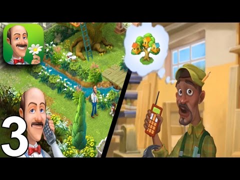 GARDENSCAPES NEW ACRES Walkthrough Gameplay Part 3 - Day 3 (iOS Android)
