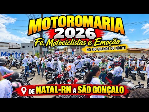 Motoromaria 2026: Uma Multidão de Motociclistas pelas Ruas do RN