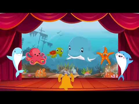 Aquatic Animals for Kids in Arabic -الحيوانات للأطفال - حيوانات البحر باللغة العربية للاطفال