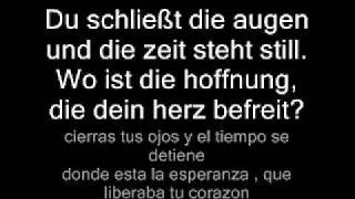 blutengel - tranenherz  mondnacht subtitulos español