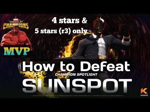 How to Defeat Sunspot |Uncollected| Marvel Contest of Champions