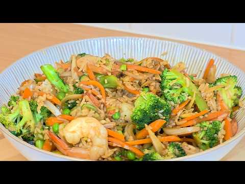 Cómo Hacer Arroz con Camarones 🍤 | Receta Casera Fácil y Deliciosa