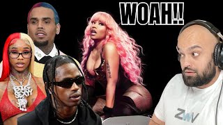 Nicki Minaj - FTCU SLEEZEMIX Travis Scott, Chris Brown & Sexyy Red | REACTION - BREEZY TALKING CRAZY