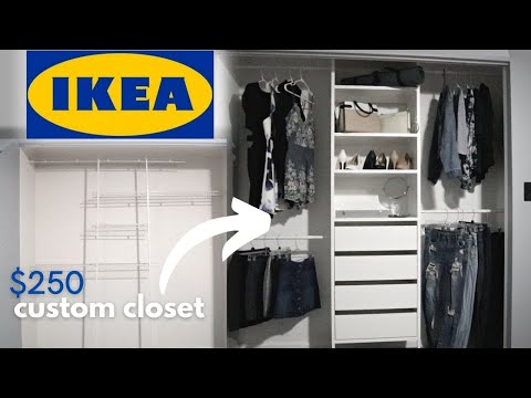 Ikea Closet Makeover | Aurdal Series Custom Closet DIY