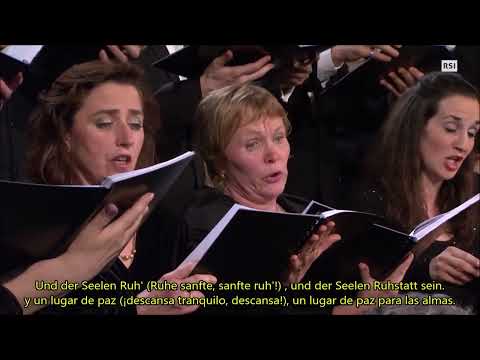 J. S. BACH: Pasión según San Mateo, Coro final “Wir setzen uns mit Tränen” (subtitulado), D. Fasolis