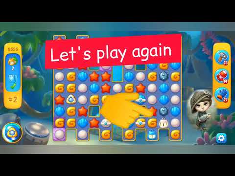 Fishdom 2022, no Boosters, 9555  level  -  прохождение без бустеров,  9555  уровень.