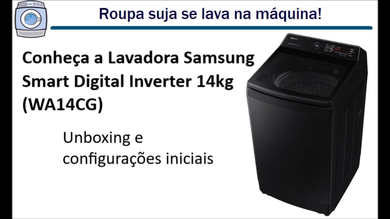 Meet the new Samsung Smart Digital Inverter 14kg Washing Machine (WA14CG)