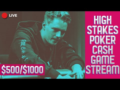 $500/$1000 Action with LLinusLLove High Stakes Poker Cash Game
