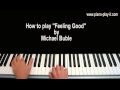 Feeling Good Piano Tutorial Michael Buble Nina ...