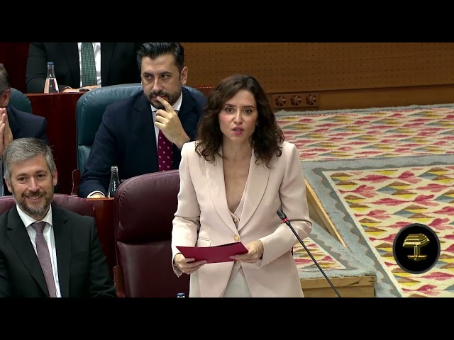 Díaz Ayuso sobre Rodríguez Zapatero