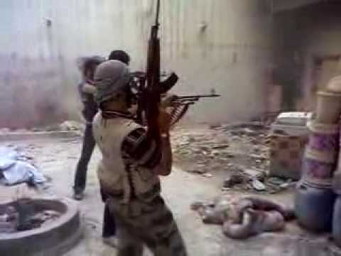 استهداف قوات النظام في حي البياضة في حمص من قبل كتيبة معاذ بن جبل