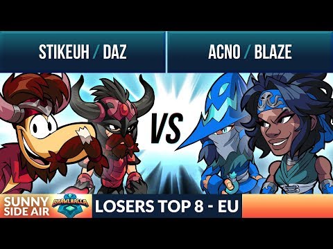 Blaze & Acno vs Daz & Stikieuh - Losers Top 8 - Sunny Side Air EU 2v2