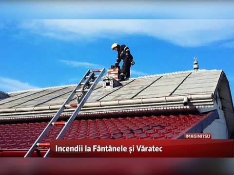 Incendii la Fântânele și Văratec