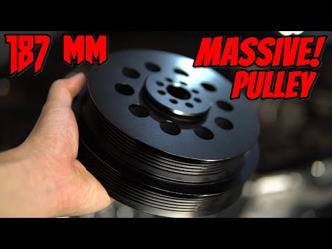 CTS Turbo 187 mm Solid Crank Pulley Upgrade/Install (Dual Pulley Audi 3.0T V6)