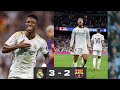 Real Madrid vs Barcelona 3-2 Laliga highlights 2024 | Vini jr goal | Bellingham goal | Vazquez goal
