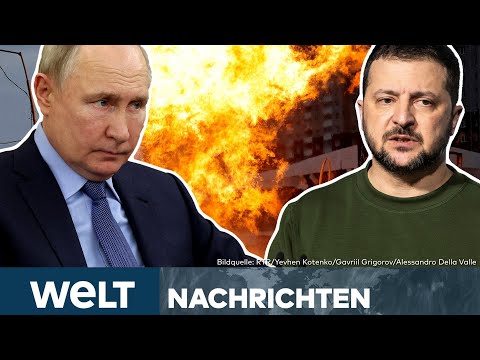 UKRAINE-KRIEG: Viele Tote nach Raketenangriff auf russisch besetzte Stadt Donezk | WELT Stream
