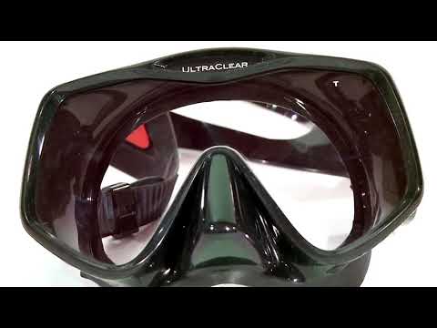 Video Review of the Atomic Frameless Mask, Clear Skirt ~ Dive Pink & Fight Breast Cancer, Includes a $5 Donation