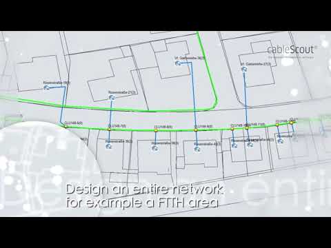 Infra Com Glasfasermanagement Software cableScout