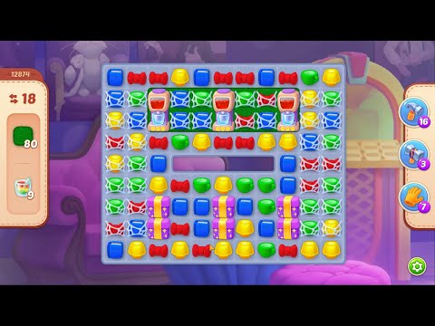 Homescapes Level 12874 No Boosters Gameplay #Bubunka