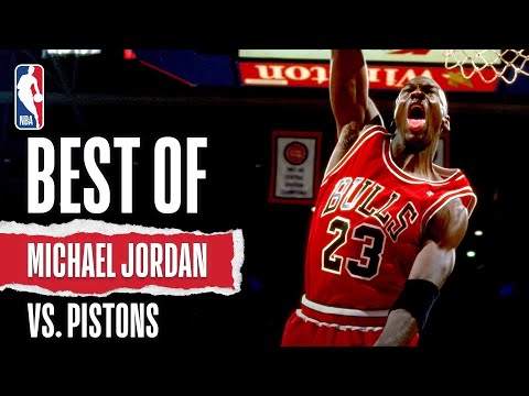 MJ's BEST Battles Against The Bad Boy Pistons!