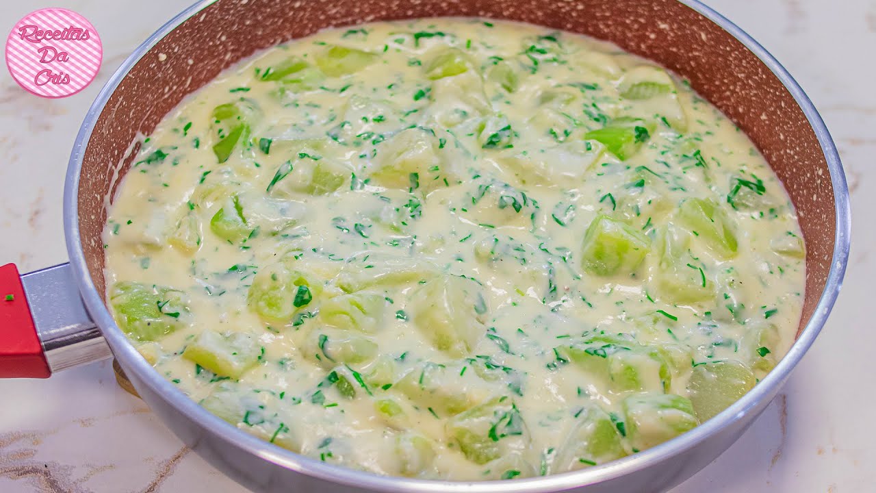 COMO DEIXAR SEU CHUCHU MAIS GOSTOSO!😍 CREMOSO AO MOLHO BRANCO, INGREDIENTES QUE VOCÊ JÁ TEM EM CASA!