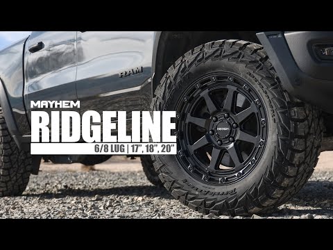 Mayhem 8306 Ridgeline | Aggressive 8-Spoke Truck Wheel