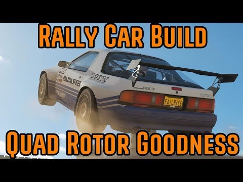 Forza Horizon 4 Rally Car Build -  Quad Rotor Mazda RX-7