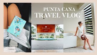 PUNTA CANA TRAVEL VLOG // pack with me, travel day, + day 1 in punta cana, dominican republic 🧳 ✈️ 🌎