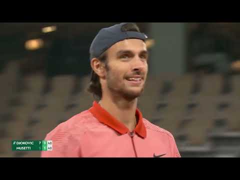 Djokovic vs Musetti French Open 3rd Round 2024