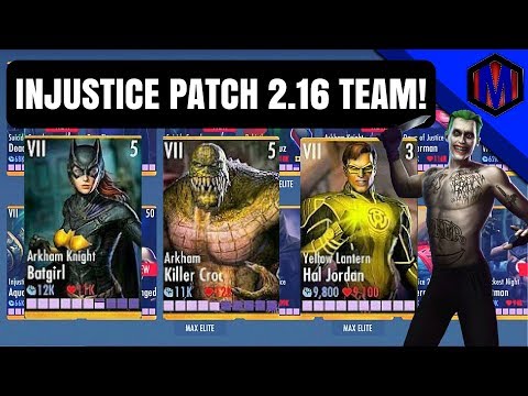 BEAST TEAM FOR PATCH 2.16! | INJUSTICE iOS Online Battle....Gerbege?