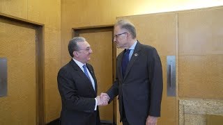 Министр иностранных дел Зограб Мнацаканян встретился с генеральным директором Отделения ООН в Женеве Майклом Моллером