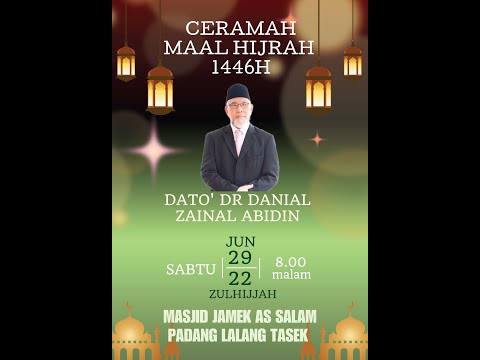 LIVE CERAMAH MAAL HIJRAH 1446H