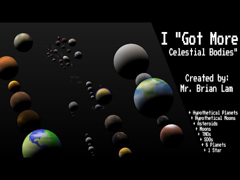 I "Got More Celestial Bodies" - Solar System Size Comparison