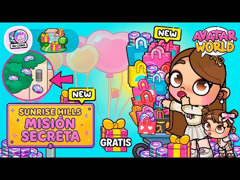 CONSIGUE NUEVAS MONEDAS GRATIS en la MISION SECRETA 💰 AW Nueva Actualizacion en Avatar World 🩷