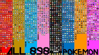 All 898 Pokémon
