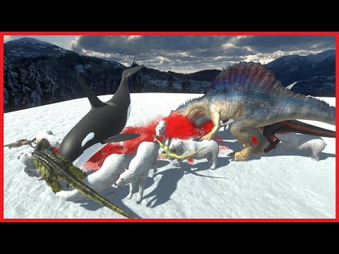 13x POLAR BEAR & 2 ORCA VS FACTIONS - ANIMAL REVOLT BATTLE SIMULATOR