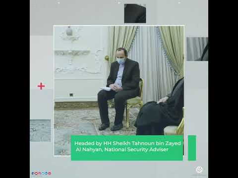 Iranian president receives delegation headed by Tahnoun bin Zayed